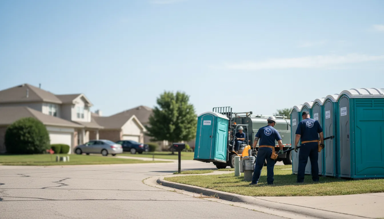 Porta Potty Rental in Hughes Springs, TX near me